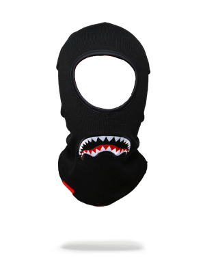 BLACK SHARKMOUTH SKI MASK