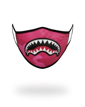 PINK ANIME SHARK FORM-FITTING MASK