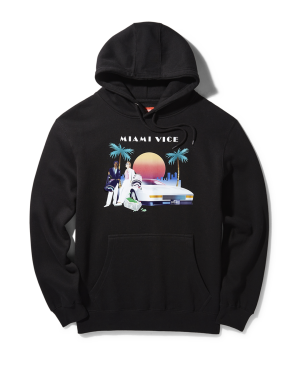 MIAMI VICE HOODY BLACK