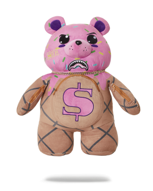I SCREAM MONEYBEAR TEDDYBEAR BACKPACK