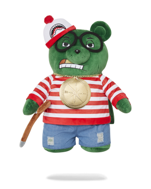 WHERES WALDO MONEYBEAR TEDDYBEAR BACKPACK