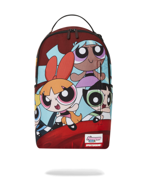 POWERPUFF GIRLS NEVER BACK DOWN BACKPACK