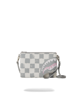 VANQUISH CREAM CROSSOVER CLUTCH