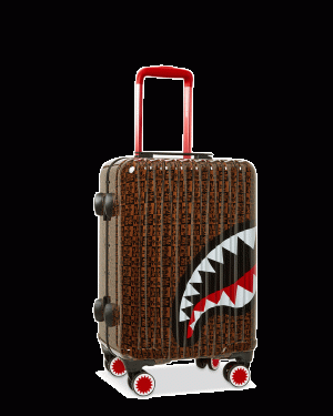 FRENZY SHARKS SHARKNAUTICS HARDSHELL CARRY-ON LUGGAGE