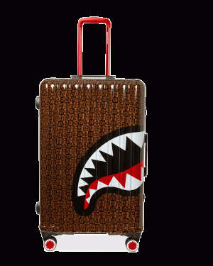 FRENZY SHARKS SHARKNAUTICS HARDSHELL FULL-SIZE LUGGAGE