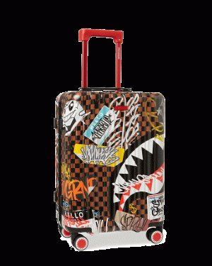 SHARKS IN PARIS THE RIZZ SHARKNAUTICS HARDSHELL CARRY-ON LUGGAGE
