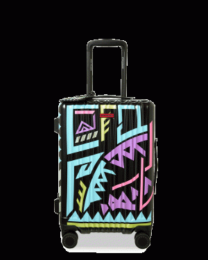 AI PATH TO THE FUTURE III HARDSHELL CARRY-ON LUGGAGE - SANDFLOWER COLLAB