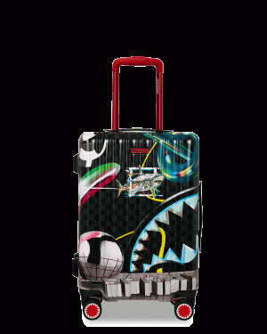 MIND TRIP SHARK DOSE SHARKNAUTICS HARDSHELL CARRY-ON LUGGAGE