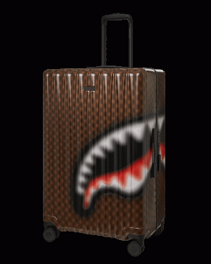SHARKS IN PARIS BLUR EFFECT FULL SIZE LUGGAGE