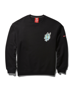 SPONGEBOB SPLAT PULLOVER SWEATER BLACK