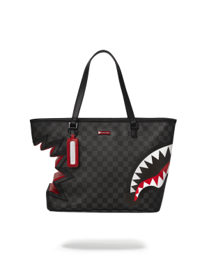 SHARK BITE SHARKS IN PARIS GRAY TOTE