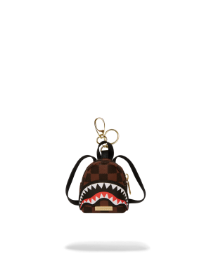 SAWTOOTH SHARKS IN PARIS BACKPACK KEYCHAIN
