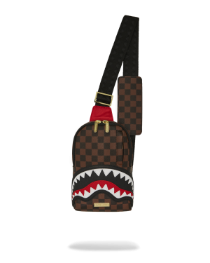 SAWTOOTH SHARKS IN PARIS ONE-STRAP SLING