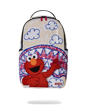 ELMOS WORLD SHARK SKETCH BACKPACK