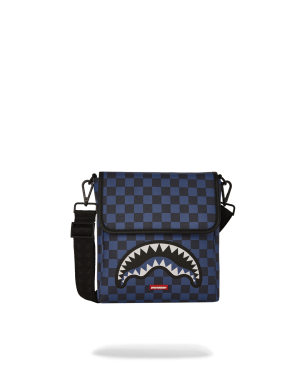 MIDNIGHT MAGIC SHARKS IN PARIS MESSENGER SLING BAG